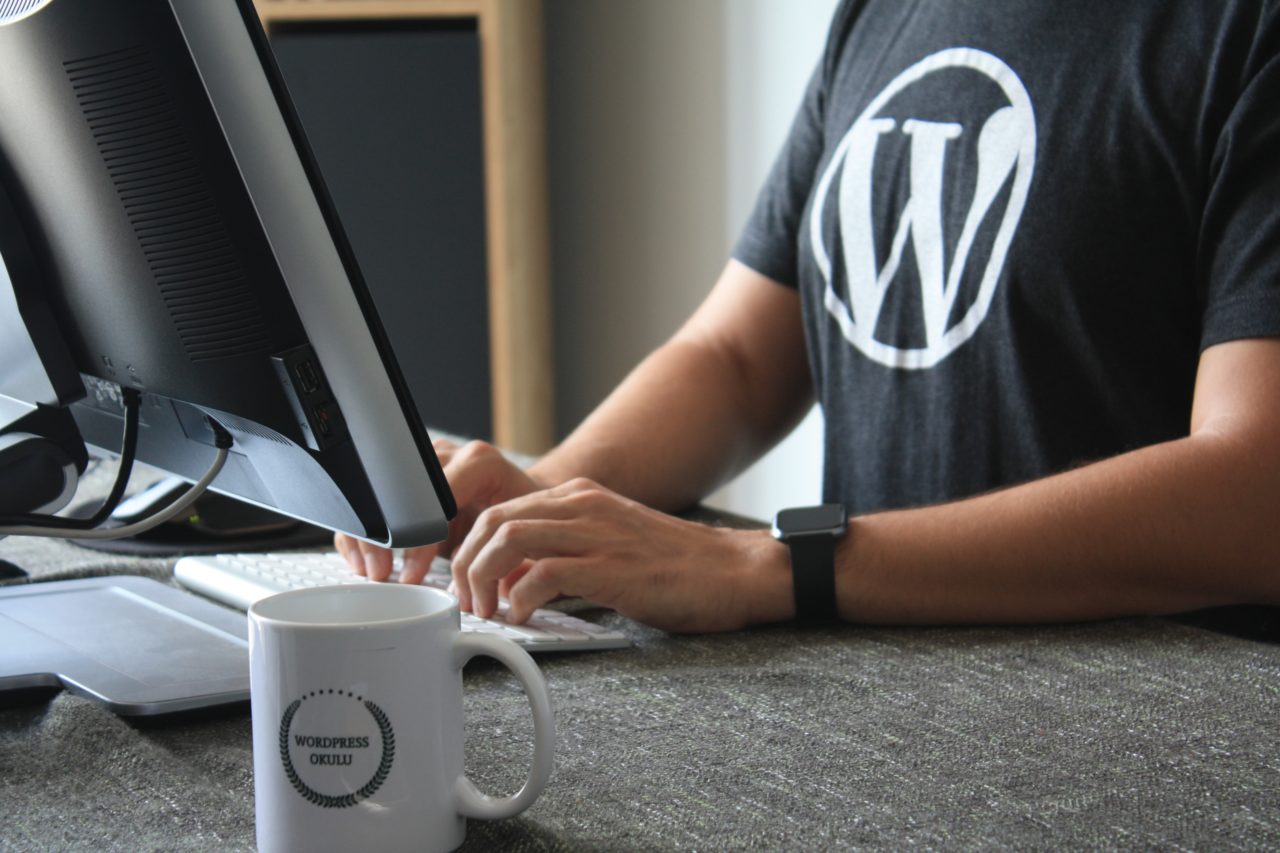 WordPress brukt som publiseringsløsning for en bedrift