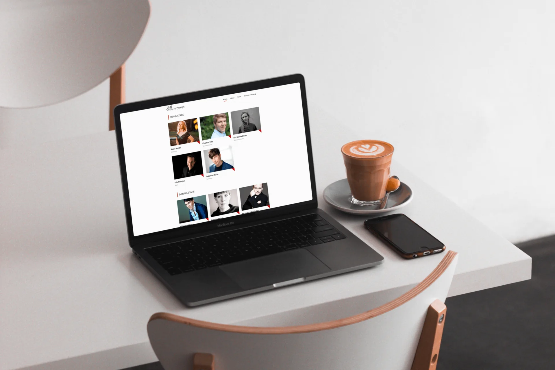 Nettside for Stellis Polaris Management levert av Micronet
